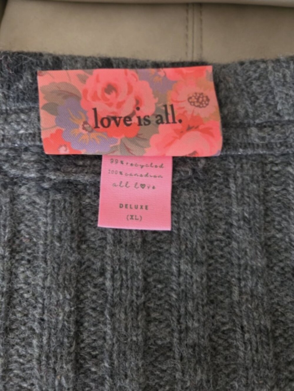Original Honeybea Bum Warmer Winter Warm Wool Skirt Size XL - Picture 7 of 9